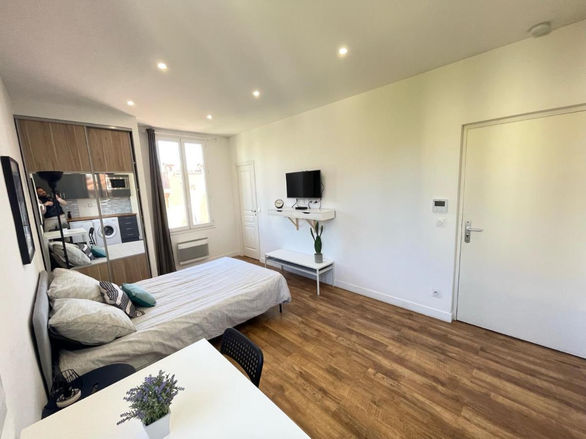 Nice Renting - Cambrai02 - Studio Beach Sea View - Ac - Promenade Des Anglais ภายนอก รูปภาพ