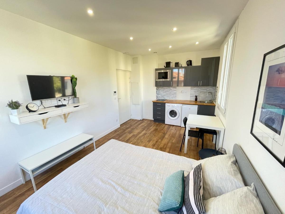 Nice Renting - Cambrai02 - Studio Beach Sea View - Ac - Promenade Des Anglais ภายนอก รูปภาพ